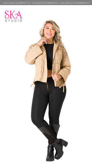 Chaqueta Afelpada con Diseño Moderno 5B6513CH - Camel
