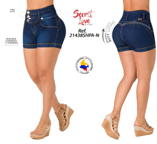 Short LevantaCola Secret Love 21438SHPA-N - Azul Oscuro