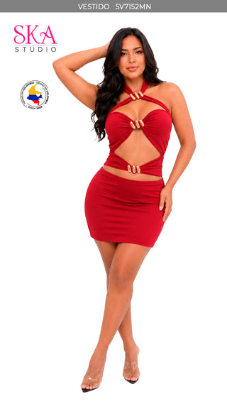 Women's Going-Out Short Dress 5V7152MN