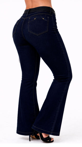 Jeans Levantacola Campana 52731PDC-B - Azul
