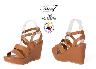 Sandalia Plataforma Media 4C1955SPM - Miel
