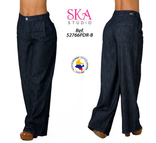 Pantalon Bota Ancha 52766PDR-B	 - Azul Oscuro