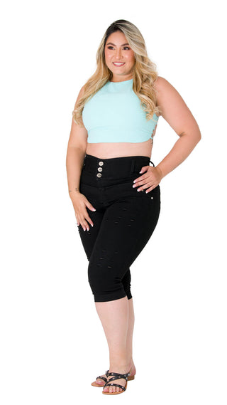 Capris Levanta Cola Sercret Love 21394CAPA-B - Negro