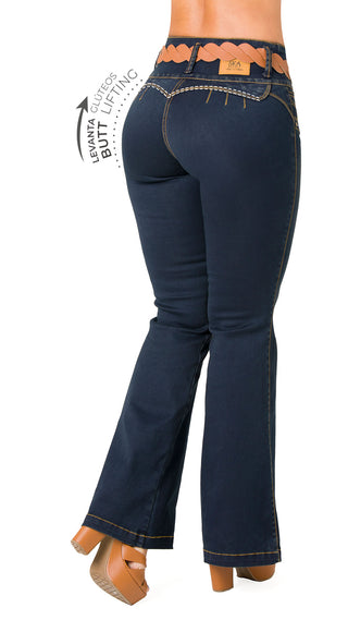 Jeans Levantacola 52709PAC-N	 - Azul Oscuro