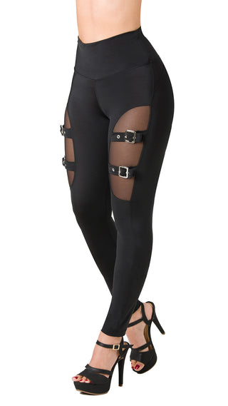 Leggings LevantaCola Pretina control 2L900BPCP-N - Negro