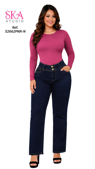 Jeans Clasico Bota Recta 52662PNR-N - Azul