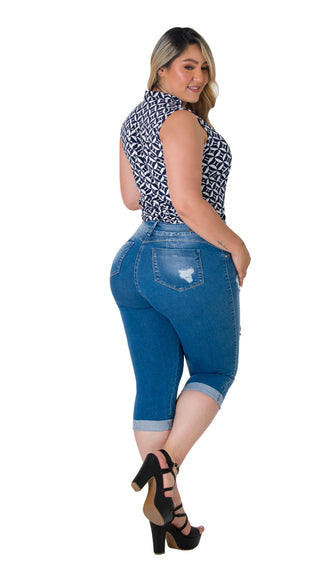 Capri Levanta Cola Ska 52543DCAPD-B - Azul Medio
