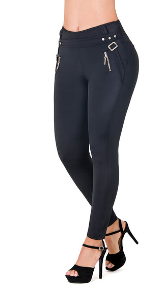 Leggings Levantacola Faja Interna 5L828BPCT-N - Negro
