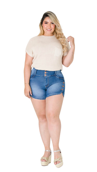 Blusa Manga Corta 7B6187B - Beige