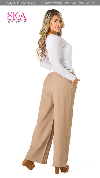 Pantalon Bota Recta 5P6842PNR-N - Khaki