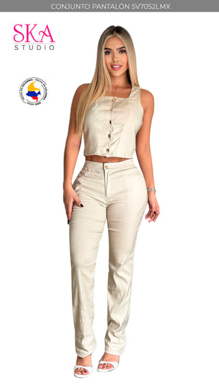 Conjunto Pantalon 5V7052LMX - Beige