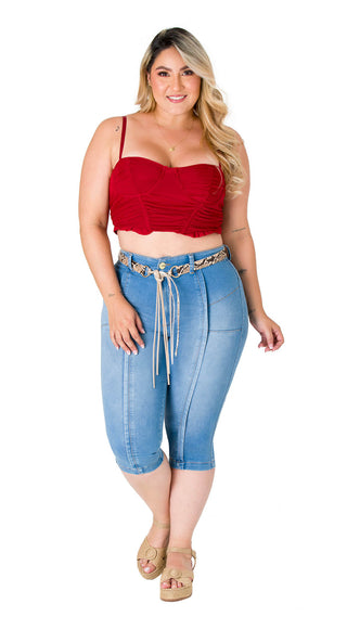 Capri Levanta Cola Secret Love 21395CAPD-B - Azul Medio