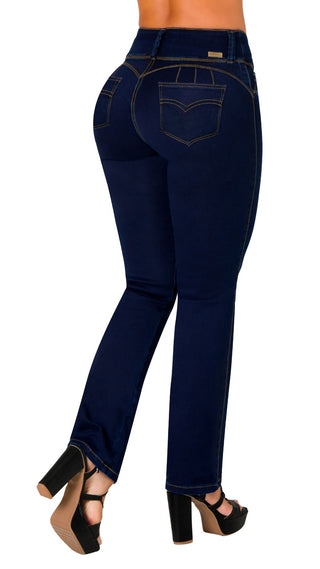 Jeans Clasico Bota Recta 52661PNR-B - Azul