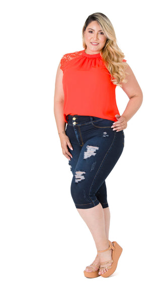Capri Levanta Cola Ska 52561DCAPN-B - Azul Oscuro