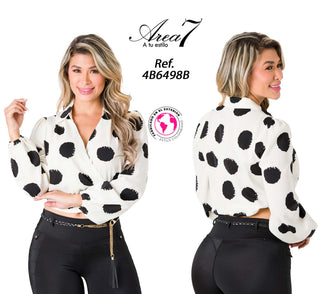 Camisa Estampada Puntos 4B6498B - Estampado