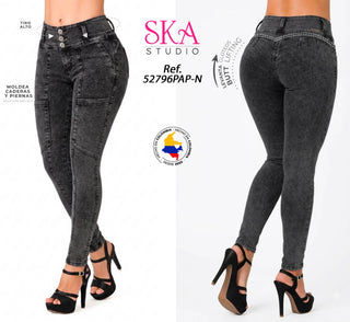 Jeans Basico  Levantacola 52796PAP-N	 - Gris