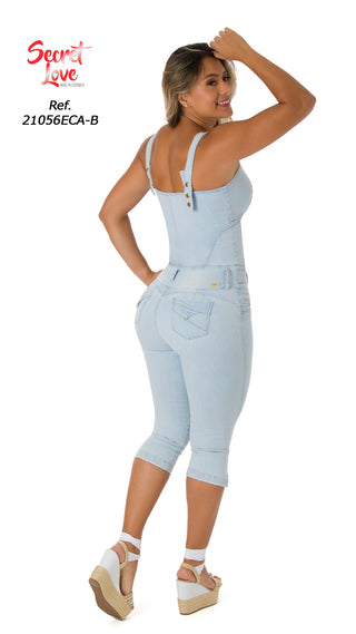 Maia Capris Levantacola Con Bolsillo 21056ECA-B  - Hielo