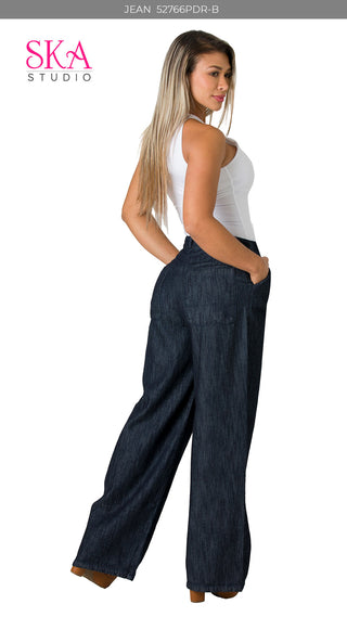 Pantalon Bota Ancha 52766PDR-B	 - Azul Oscuro