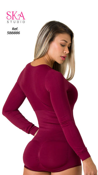 Body Control sin Costura 5BB886 - Vinotinto