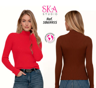 Sueter Manga larga 5B6995S - Rojo