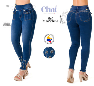 Jean LevantaCola Skinny CHNT 71366PNT-B - Azul Oscuro