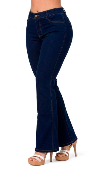 Jeans Clasico Bota Recta 52788PDR-B - Azul