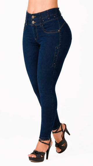Jeans Moda Levantacola 52798PNP-N - Azul