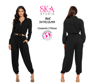 Conjunto Pantalón 5V7012LMX	 - Negro