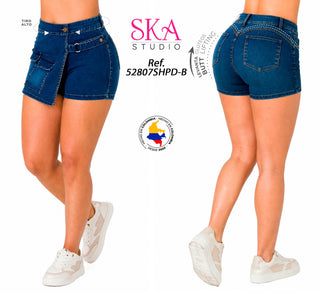 Falda Short 52807SHPD-B - Azul