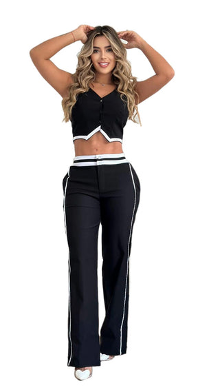 Conjunto Pantalon 5V7081LMX - Negro