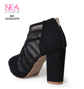 Botines en Mesh 5C2031STM - Negro
