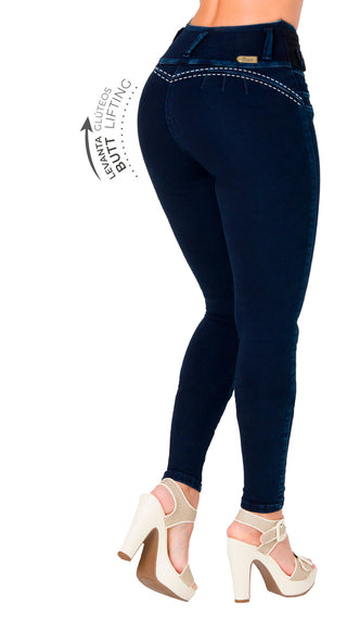 Jean Levanta Cola Skinny CHNT 71305PAP-N - Petroleo