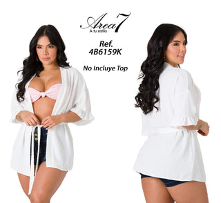 Kimono 4B6159K - Blanco
