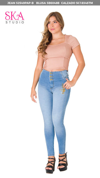 Blusa Semiajustada  5B6048B - Camel