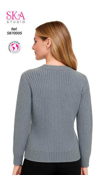 Sueter Manga Larga 5B7000S - Azul