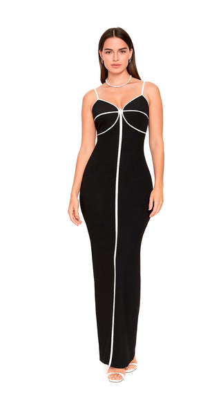 Vestido Maxi 5V6919MX - Negro