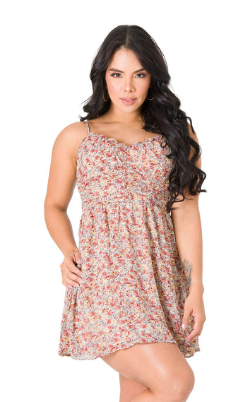 Vestido Mini Estampado 4V6240MN - Estampado