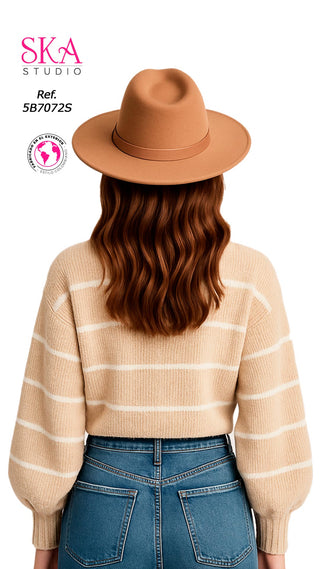 Sueter Cuello Redondo 5B7072S	 - Camel