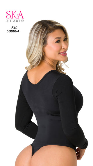 Body Control Manga Larga 5BB864 - Negro