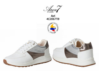Tenis Multicolor 4C2067TB - Blanco
