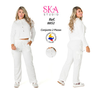 Conjunto Deportivo 8852 - Blanco
