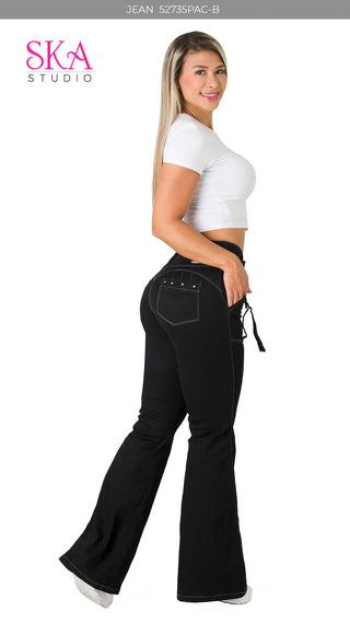 Jeans Bota Campana 52735PAC-B - Negro