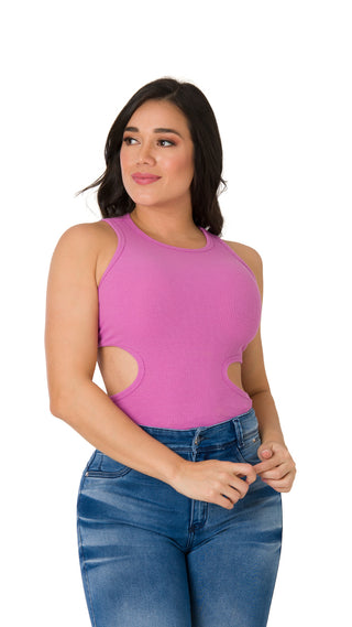 Blusa sin Manga 4B4424B - Morado