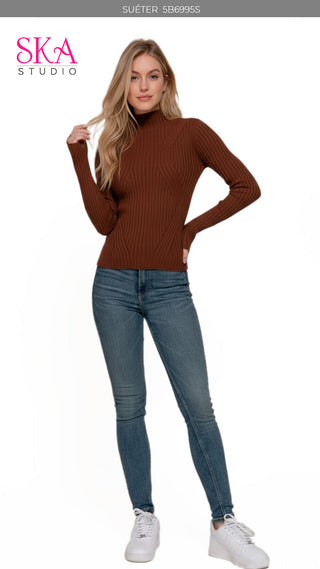 Sueter Manga larga 5B6995S - Rojo