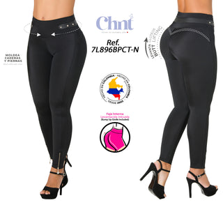 Legging Pretina Control 7L896BPCT-N - Negro