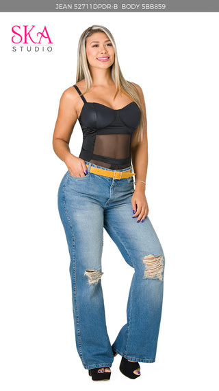 Body Cuello Corazon 5BB859 - Negro