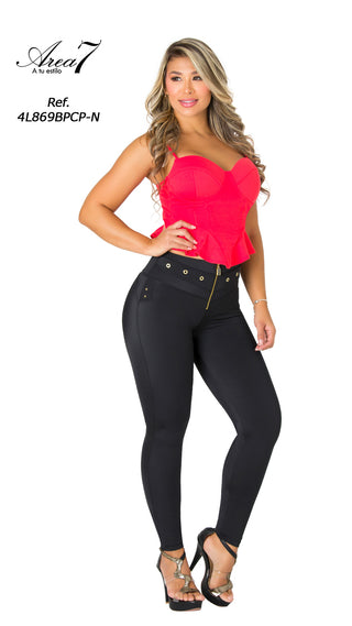 Legging Levantacola 4L869BPCP-N - Negro