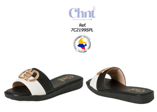 Sandalias Plana con Hebilla 7C2199SPL - Multicolor