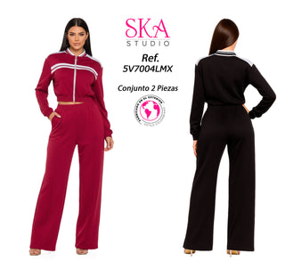 Conjunto Pantalón 5V7004LMX	 - Vinotinto