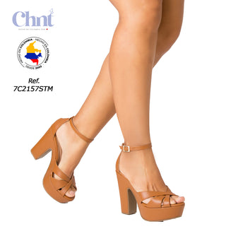 Sandalia Tacon Alto 7C2157STM - Miel